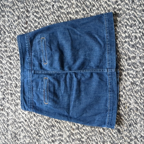 Gap 1969 denim mini skirt button front, size 24 - Picture 4 of 4
